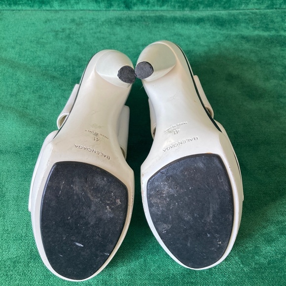AUTHENTIC BALENCIAGA WHITE SANDALS GHESQUIERE - Picture 4 of 4